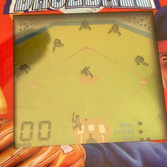 Vintage Tiger Electronics Handheld Baseball Game 1988 Toy Tested & Works - Picture 7 of 16